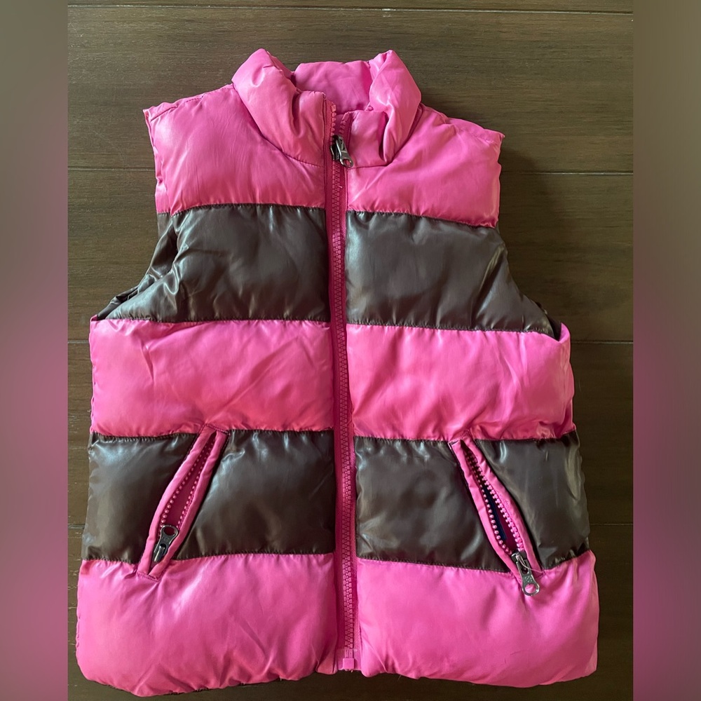 The Childrens Place Girl Reversible Puffer Vest